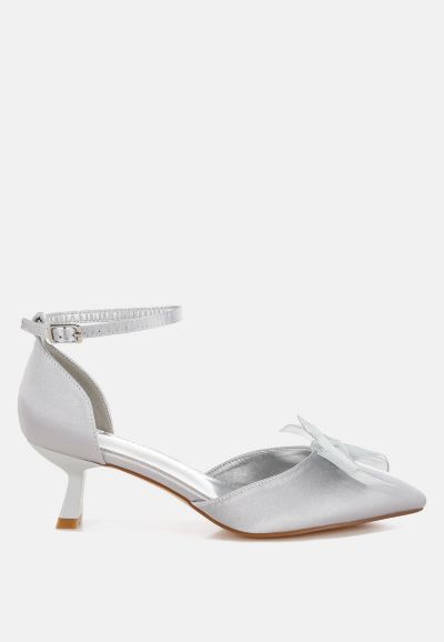 Женские сандалии Rag and Co Womens Cadell Bow Detail Satin