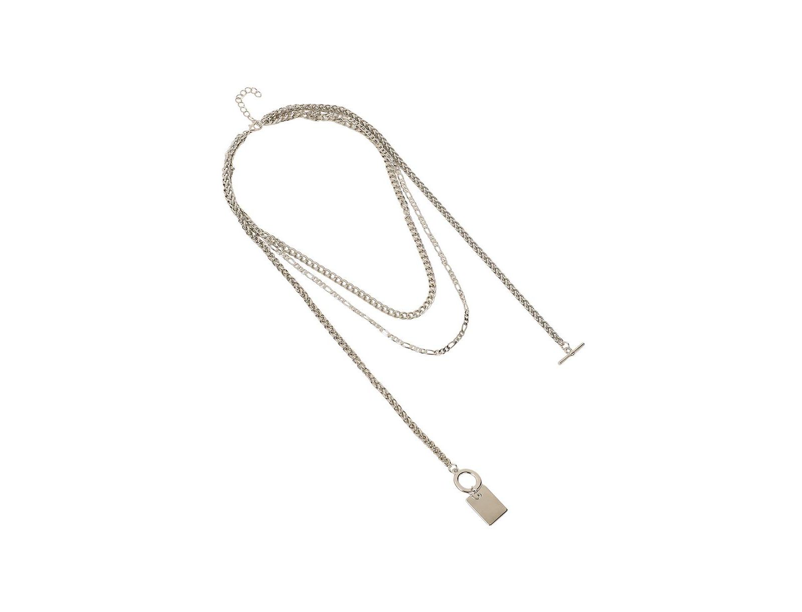 Женское многослойное ожерелье SOHI The Interlock Charm