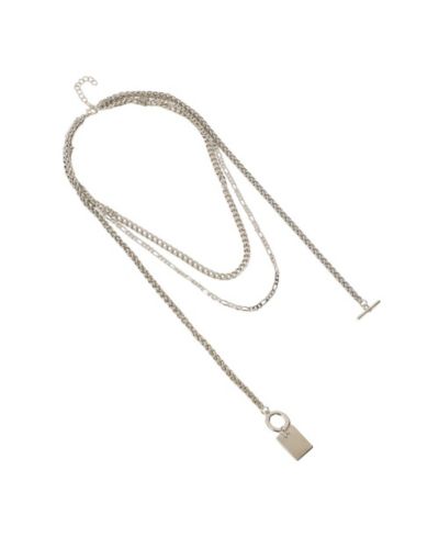 Женское многослойное ожерелье SOHI The Interlock Charm