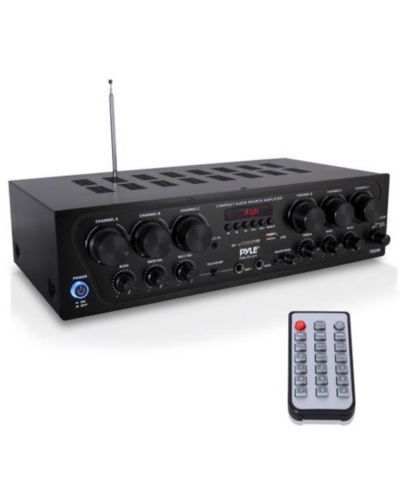 Pyle PTA62BT 6-Channel Wireless Bluetooth 750W Max Power Amplifier