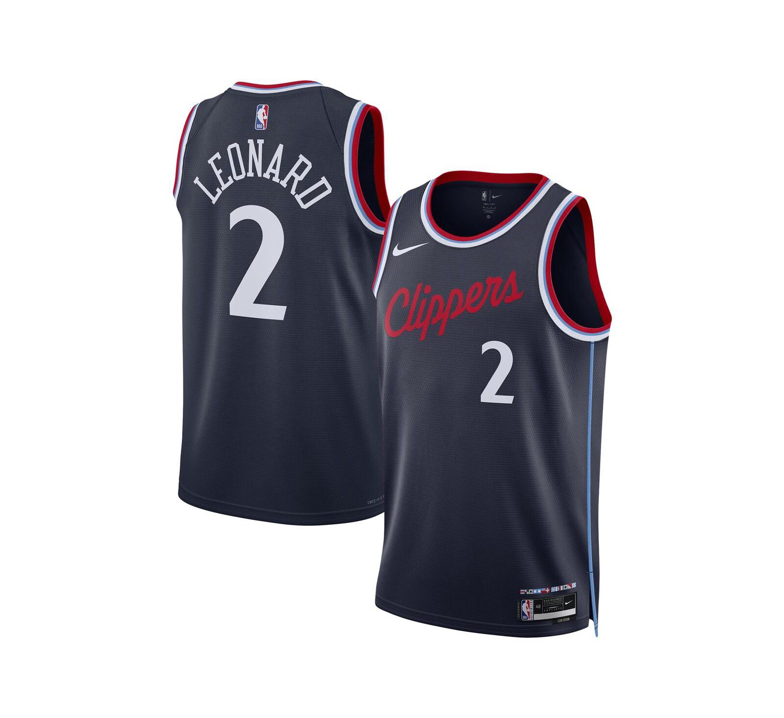 Nike Men's and Women's Kawhi Leonard Navy LA Clippers 2024/25 Swingman Jersey - Icon Edition
