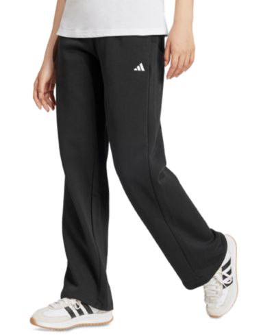 adidas Women's Essentials Small Logo Feel Cozy Open Hem Pants
