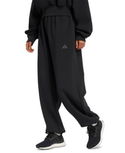 adidas Women's Soft Lux Loose Mid-Rise Pull-On Pants