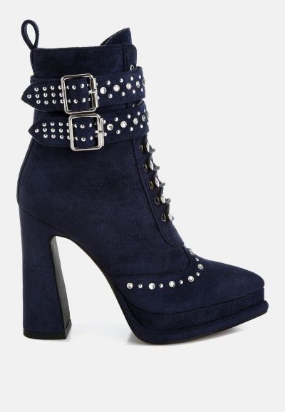 Ботинки London Rag Women's Punk Nomad Harness Detail Lace Up