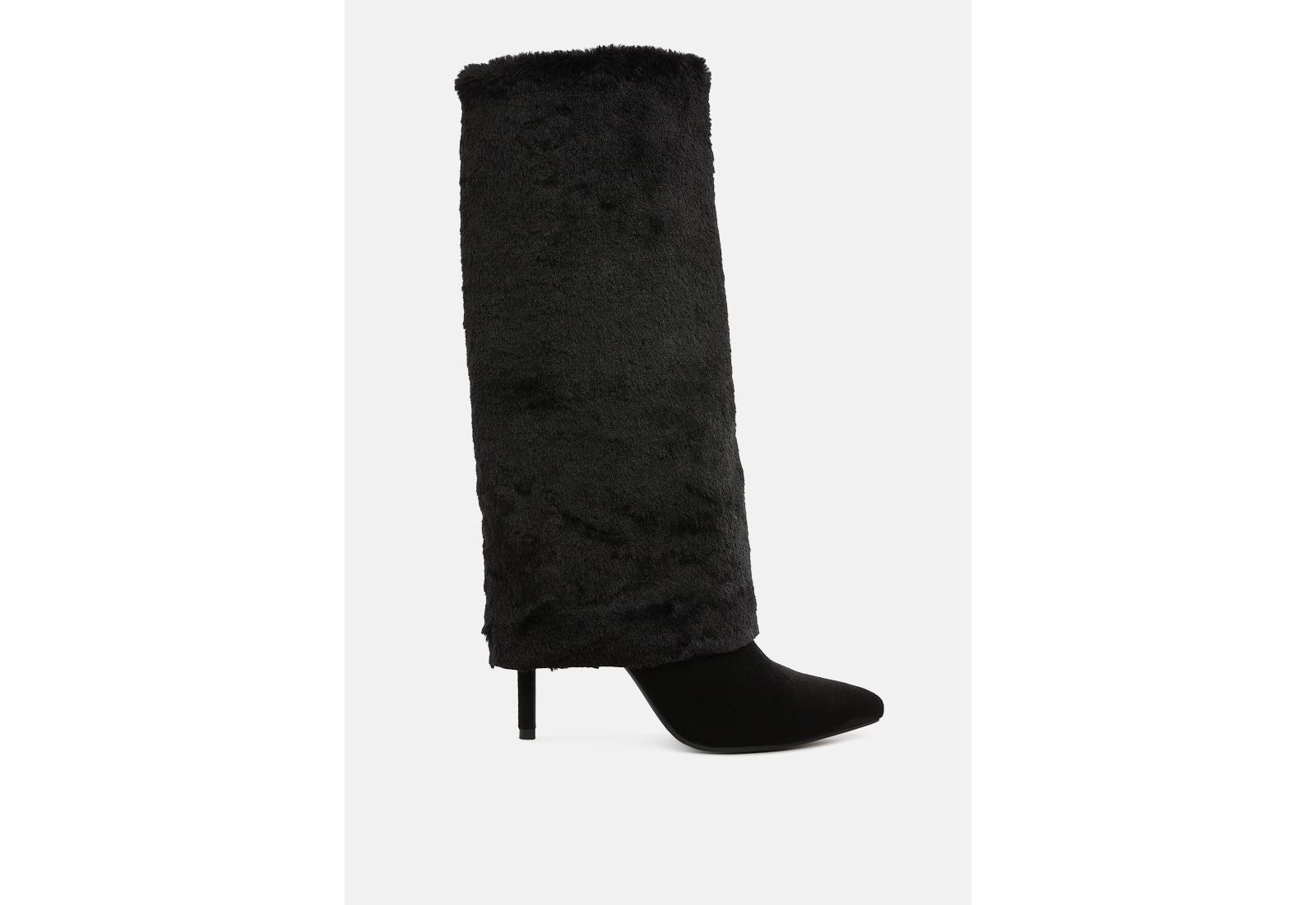 London Rag Womens Everglade Fold-Over Calf-High Boots
