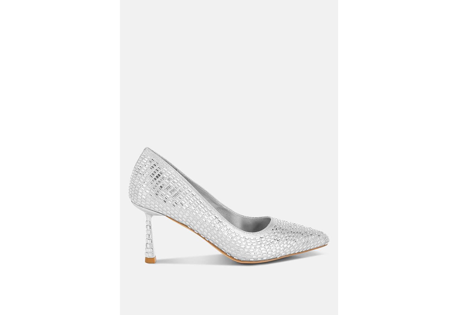 Benjamins Rhinestones Embellished Pumps