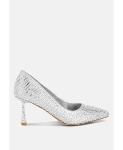 Benjamins Rhinestones Embellished Pumps