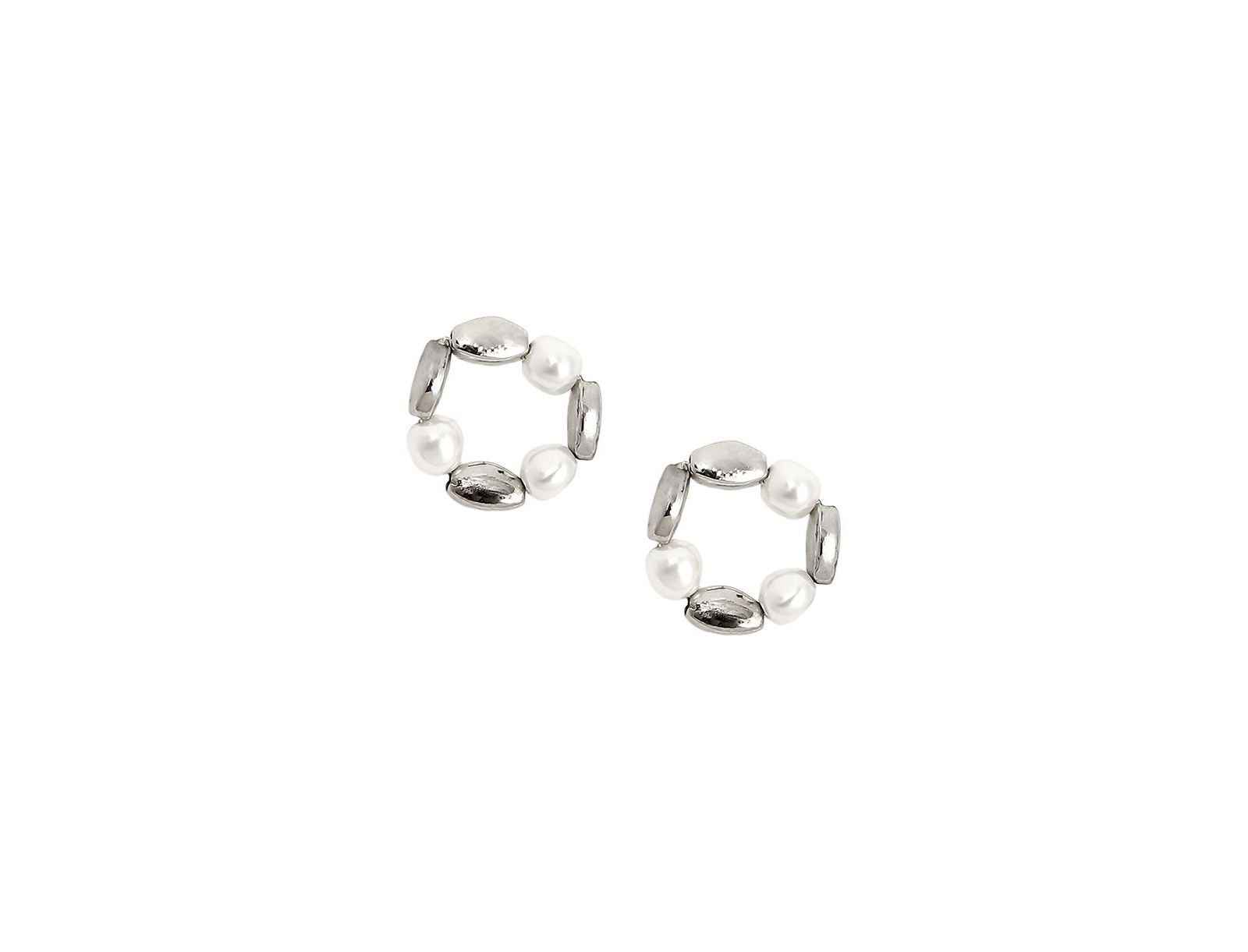 SOHI Women's The Loop Stud Earrings