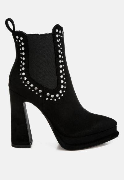 Женские ботильоны London Rag Dalton Studs Embellished High Ankle