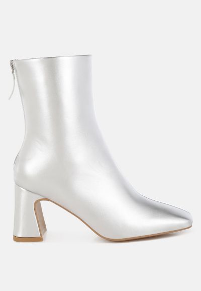 Ботильоны London Rag Women's Simba Square Toe Metallic Ankle