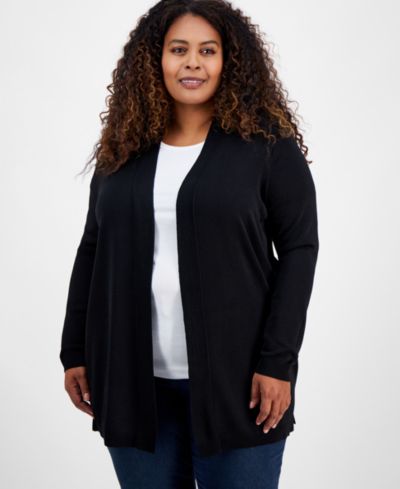Кардиган Jones New York Plus Size с открытым передом