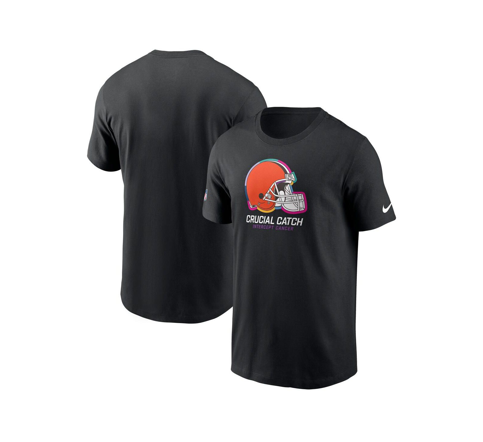 Nike Men's Black Cleveland Browns 2024 NFL Crucial Catch Club T-shirt