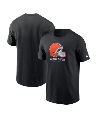 Nike Мужская футболка Cleveland Browns 2024 NFL Crucial Catch Club, черная