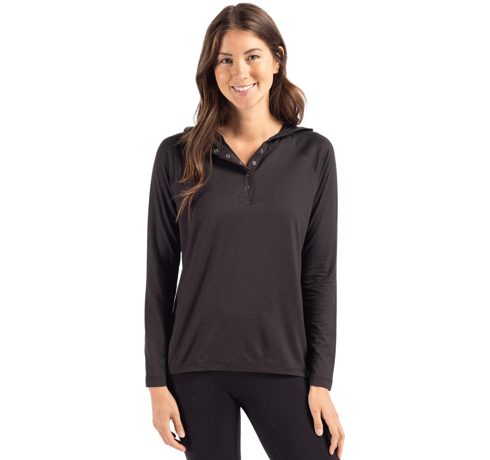 Рубашка Cutter & Buck Women's Coastline Epic Comfort Recycled Hooded
