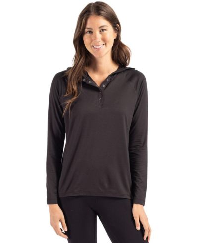Cutter & Buck Women's Coastline Epic Comfort Recycled Hooded Shirt
