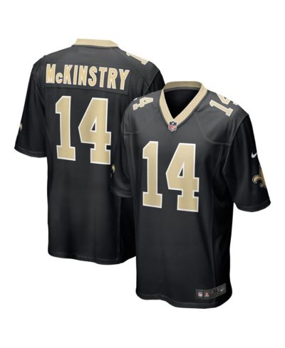 Мужская игровая джерси Nike Ga'Quincy McKinstry Black New Orleans Saints