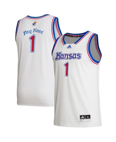 Мужская джерси adidas White Kansas Jayhawks Alternate Swingman