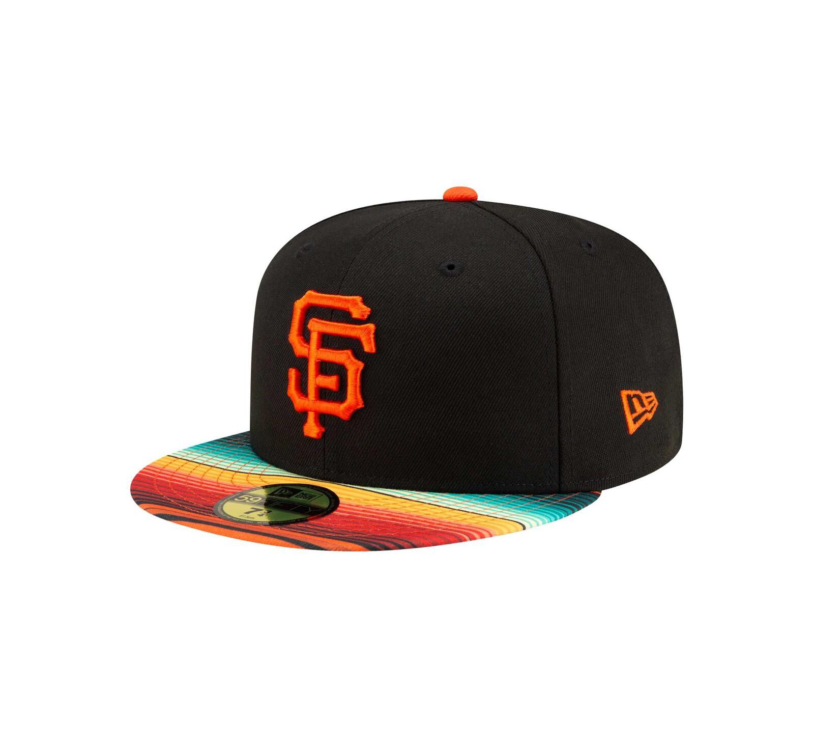 Мужская кепка New Era Black San Francisco Giants Turn Back The Clock 59FIFTY Fitted Hat