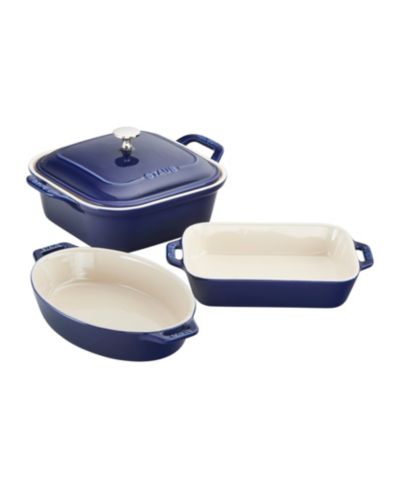 Staub набор из 4 керамических форм для запекания
