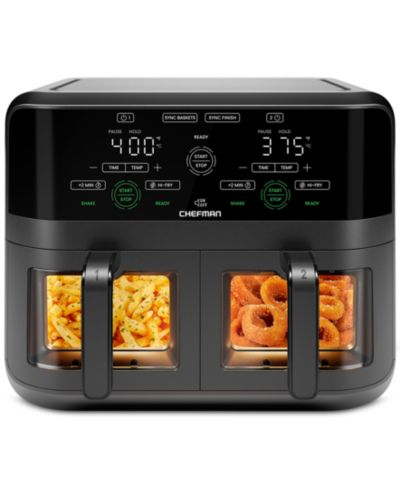 Аэрофритюрница Chefman 6-Qt. Digital Dual-Cooking Double-Basket Air Fryer