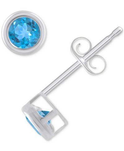 Blue Topaz / White Gold