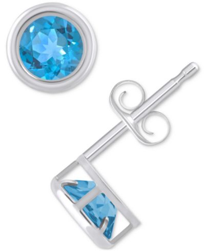Blue Topaz / White Gold