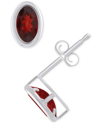 Garnet / White Gold