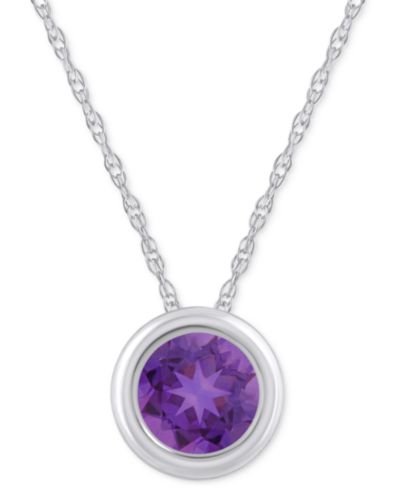 Amethyst/White Gold