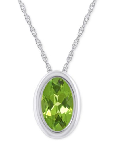 Peridot / White Gold
