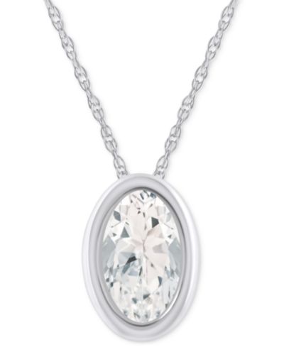 White Topaz / White Gold
