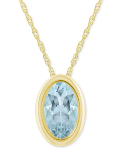 Aquamarine / Yellow Gold