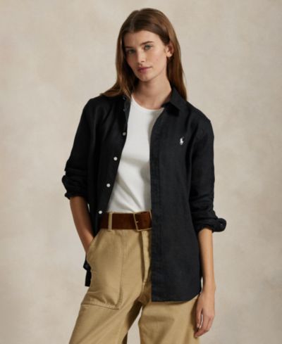Женская льняная рубашка Polo Ralph Lauren Classic-Fit