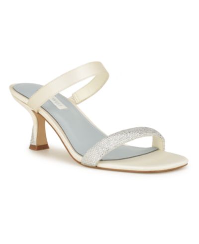 Женские нарядные босоножки Nine West Shimme Bridal с танкеткой