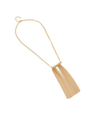 SOHI Женский The Hanging Chain Bar Lariat Necklace