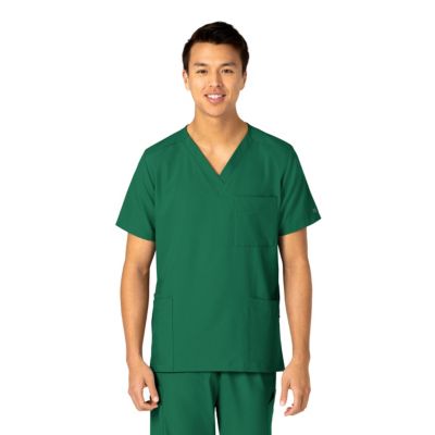 Wink Women's W123 Unisex 4 Pocket Utility Scrub Top