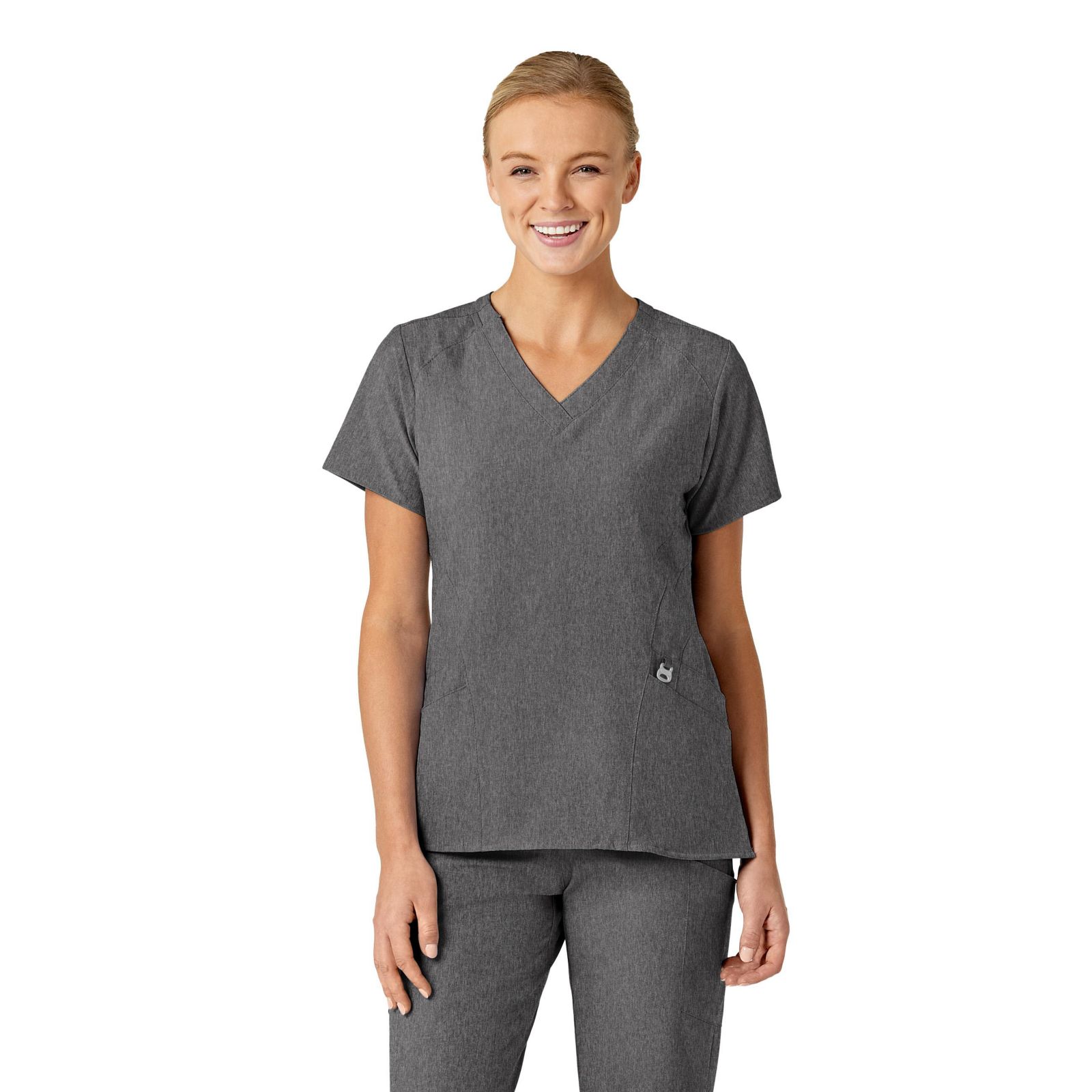 Wink Women's W123 Stylized V-Neck Scrub Top