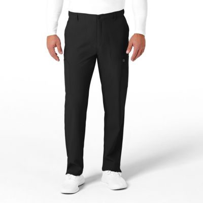 Wink Men's W123 Flat Front Cargo Scrub Pant Regular