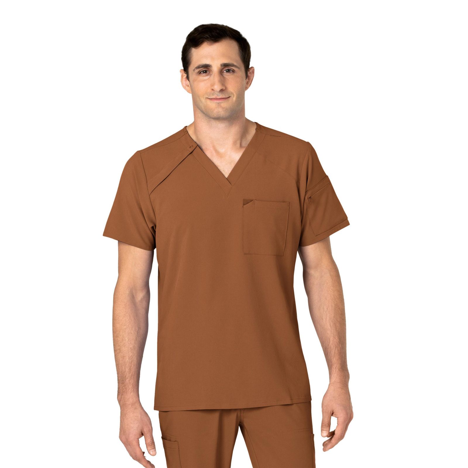 Wink Men's RENEW EZ Zip Scrub Top