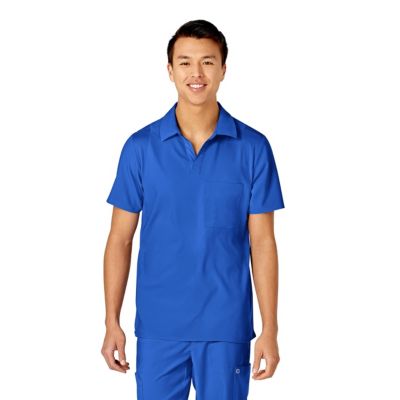 топ для медицинского персонала Wink Men's W123 с воротником