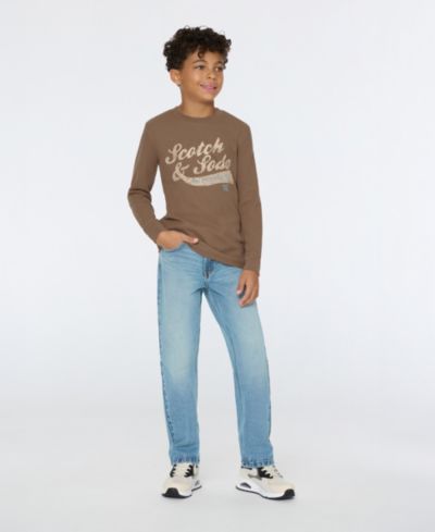 SCOTCH & SODA Детские джинсы прямого кроя с 5 карманами