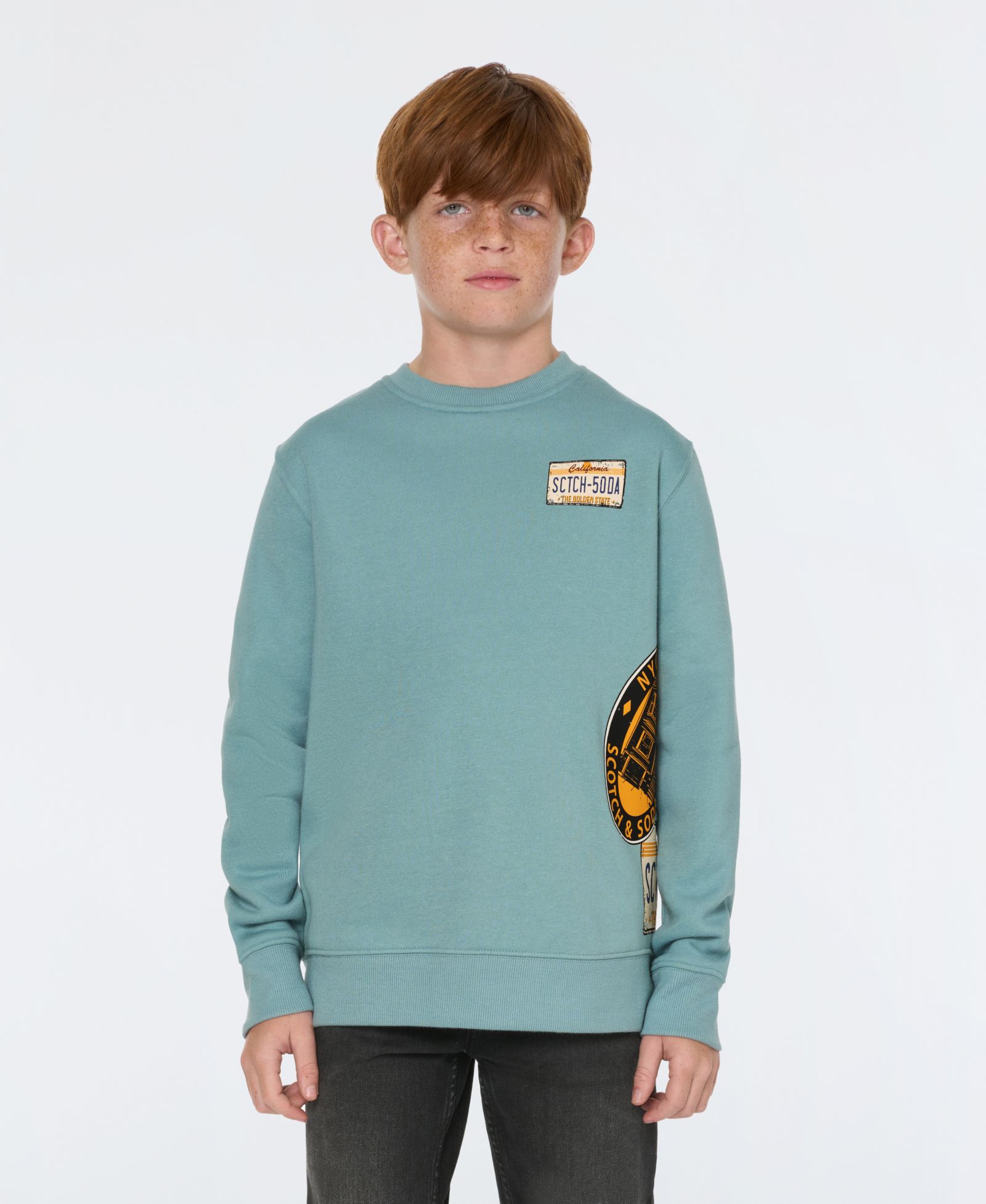 Детское флисовое худи SCOTCH & SODA Big Boys Graphic