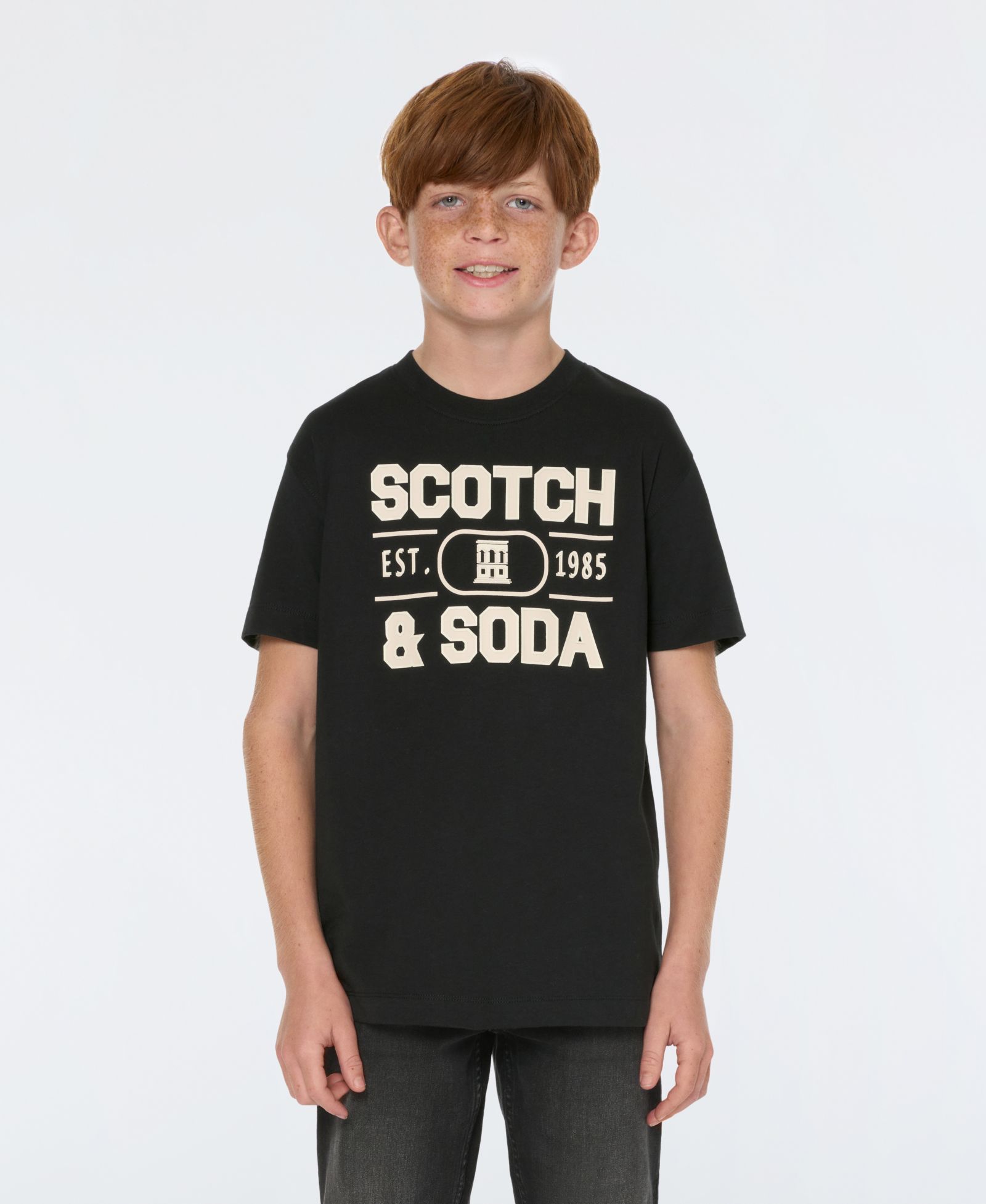 Детская футболка SCOTCH & SODA с графическим принтом, короткий рукав