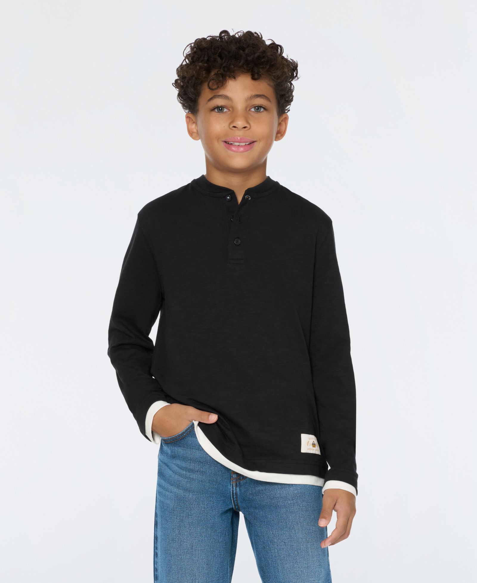 SCOTCH & SODA футболка Henley из джерси для мальчиков