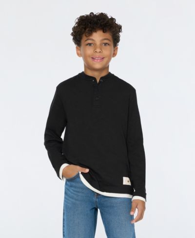 SCOTCH & SODA футболка Henley из джерси для мальчиков