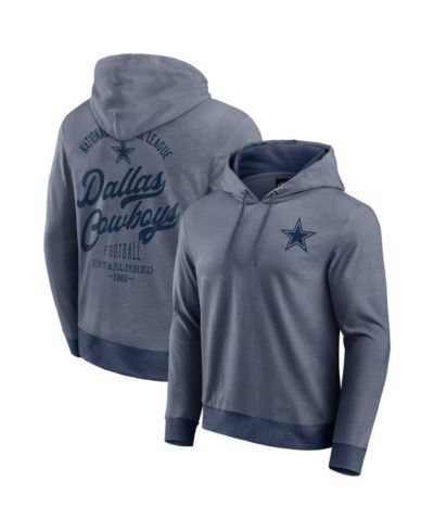 Fanatics Men's Navy Dallas Cowboys Tonal Knit Pullover Hoodie