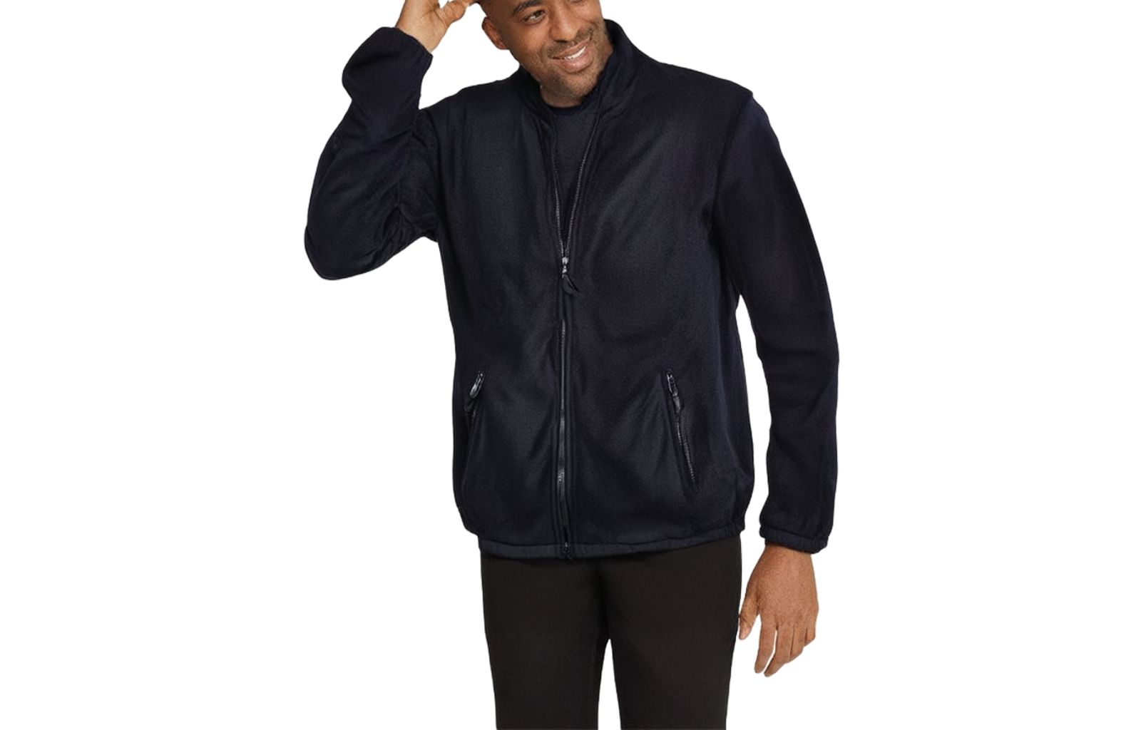 KingSize Men's Explorer Plush Fleece Full-Zip Jacket