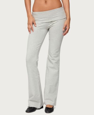 Женские леггинсы Edikted Kaeli Stripey Flared Leggings