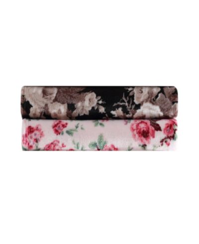 Мягкий плюшевый плед Betsey Johnson Classic Floral, 70" X 50"
