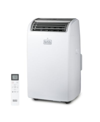 Портативный кондиционер BLACK+DECKER, 14,000 BTU (10,200 BTU SACC) для помещений до 700 кв. футов, с пультом Follow Me, BPT10WTB