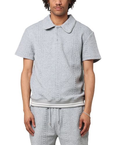 Мужская рубашка-поло XXIII Danny Knit Grey, M